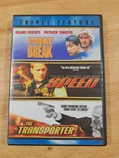 Point Break Speed The Transporter DVD 3-Movie Action Triple Feature Fox