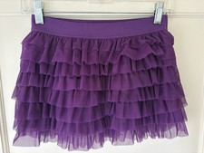 CIRCO Girls Layered Tutu Skirt Ruffles Purple Size Large 10/12 Target Dress Up