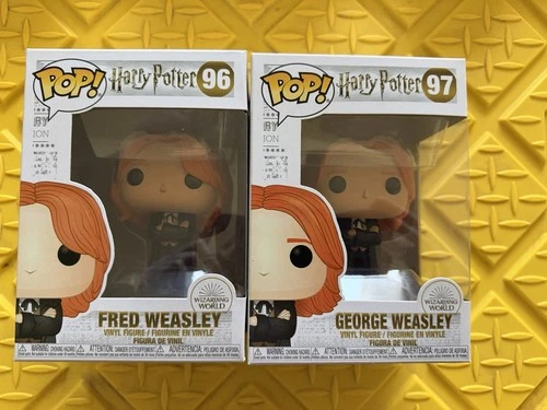 Funko Pop Harry Potter Fred Weasley #96~ George Weasley #97 ~ Lot of 2
