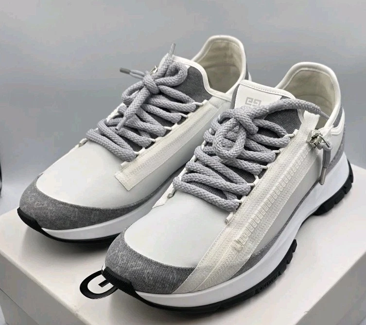 Givenchy — MSRP $890 Givenchy Men's Spectre Grey White Runner, Size 10US (43 EUR)
