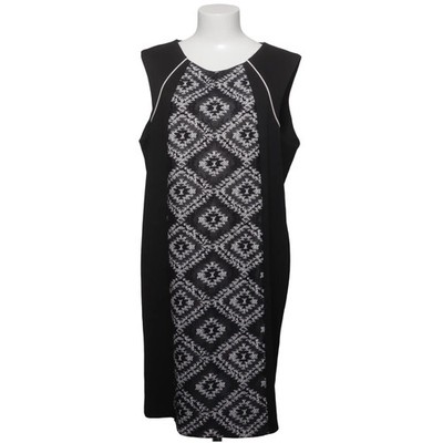 Yessica, Kleid, Größe: 48, Schwarz/Weiß, Elasthan/Polyester/Viskose #IqE