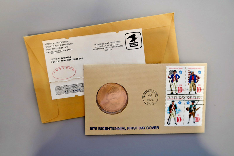 1975 Bicentennial First Day Cover Mint in Original Package
