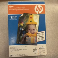 HP Premium Photo Paper SEALED Soft Gloss For Inkjet Printer 4x6   Q6563A