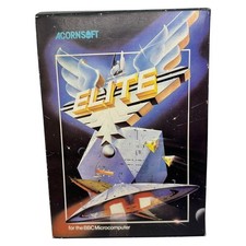ELITE ACORNSOFT BBC MICRO VINTAGE 1984 BOXED GAME COMPLETE MANUAL SHIP CHART NOV
