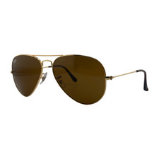Ray-Ban RB3025 Aviator Large Metal Arista Gold Sunglasses 58mm 14mm 135mm