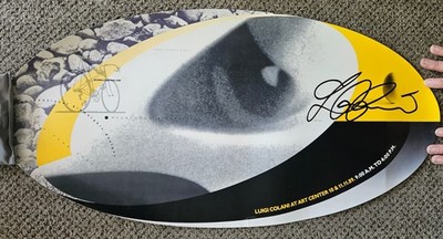 Vintage 89 Signed Industrial Designer LUIGI COLANI Bicycle Train Aircraft POSTER
