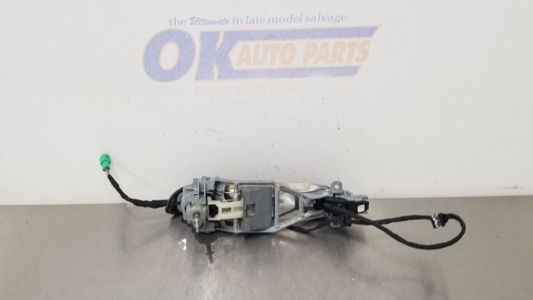 2010 BENTLEY CONTINENTAL GT EXTERIOR DOOR HANDLE FRONT LEFT DRIVER BLACK CHROME