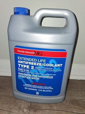 Honda Genuine Coolant Antifreeze Type 2 1 Gallon