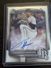 025 Bowman Chrome Baseball Trevor Harrison 1st Bowman Auto Rays