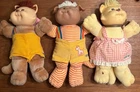 lot #520 (3) 1983 Cabbage Patch Kids Koosas dolls