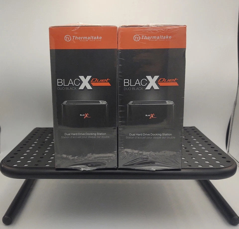 2x  Thermaltake BlacX Duet Dual Device Hard Drive Docking Station, ST0014U-D - Image 3 of 4