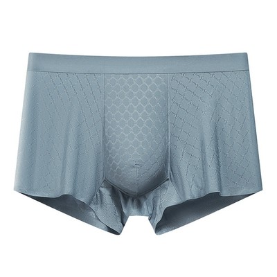 Breathe Easy with Herren Ice Silk See Through Boxershorts bequeme Passform