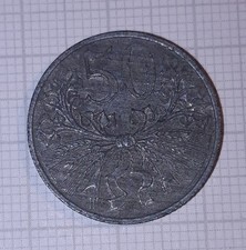 Nebengebiete Drittes Reich Protektorat Böhmen und Mähren 50 Heller 1944