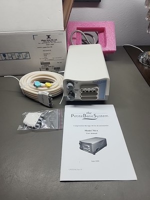 Lymphedema Pump ''Shoebox'' Petite Basic System Compression Therapy Device & Acc.
