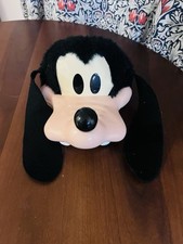 Vintage 90s Disney Goofy Snapback Hat Plastic Hard Face 90s Made in USA-WITH TAG