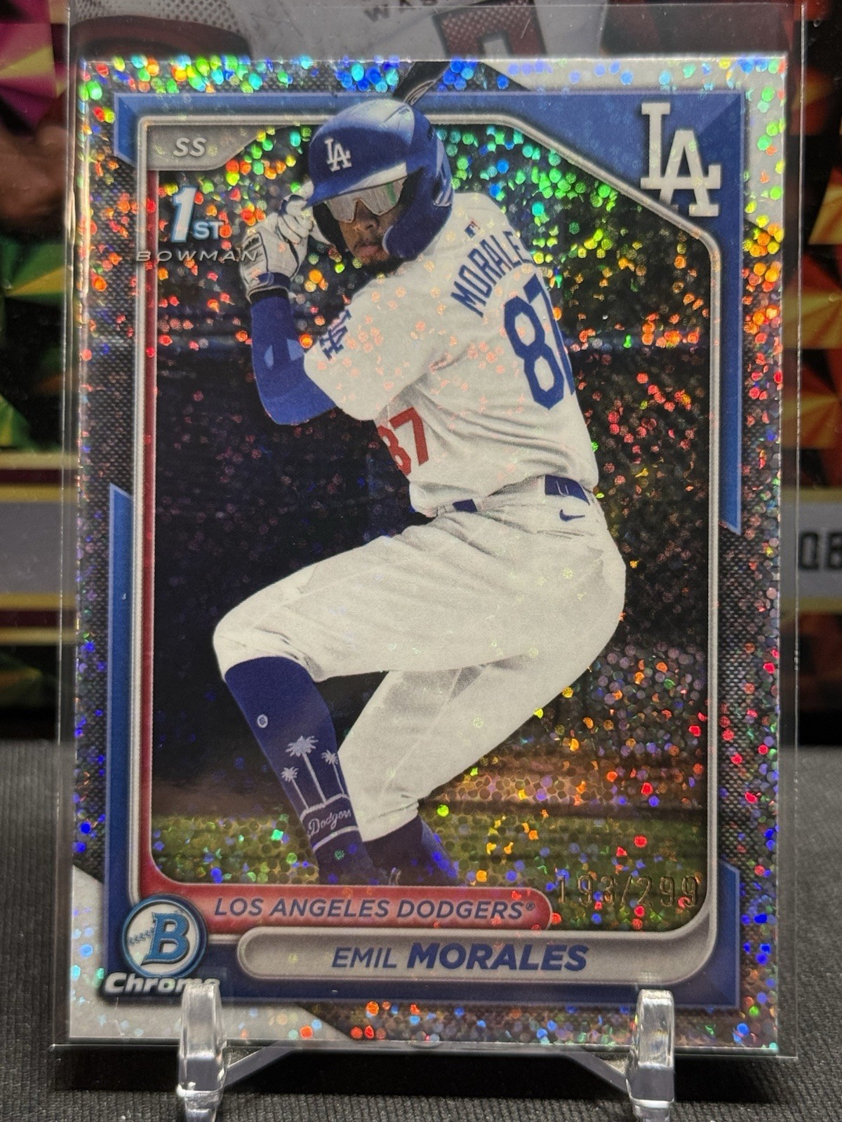 2024 Bowman Chrome - Prospects Emil Morales Speckle Refractor /299 #BCP-221
