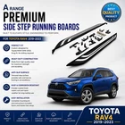 2Pcs Fixed Running Board Side Step Nerf Bar Fits for 2019-2023 Toyota RAV4 RAV 4