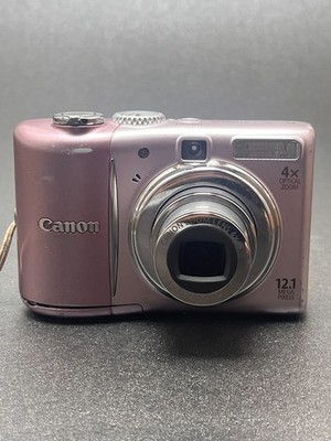 Canon PowerShot A1100 IS 12.1MP Pink Compact Digital Camera 4x Optical Zoom IS