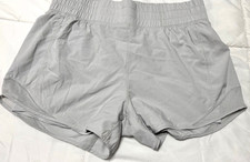 Womens Running Shorts - Medium - Light Grey with built in shorts. No tags