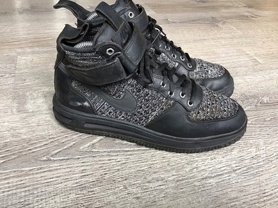 Nike Womens Lunar Force 1 Flyknit Size 8.5 Black White Oreo Shoes 860558-001