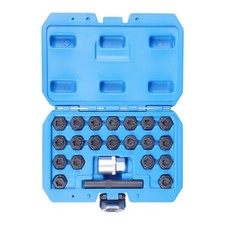 Wheel Lock Key Removal Kit Anti-Theft Lug Nut,For BMW F-Series 1/2" Drive, 22Pcs