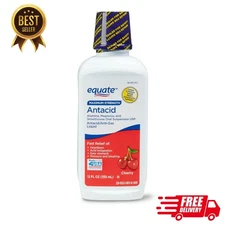 Equate Maximum Strength Antacid Liquid, Cherry, 12 fl. Oz Free fast shipping USA