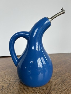 Tuscan Kitchen 24 oz. Stoneware Olive Oil Dispenser Blue MINT