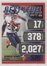 2021 Score Next Level Stats Red Derrick Henry #NL17 12g7
