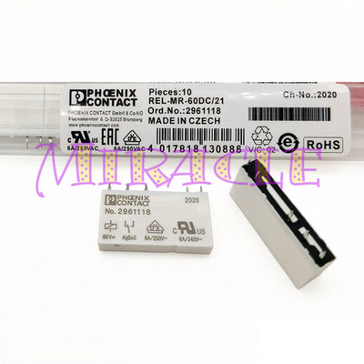 10PCS/box NEW FOR Phoenix Contact REL-MR- 60DC/21 2961118 Relay