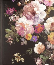 Midnight Floral Journal Diary, Notebook - Hardcover - VERY GOOD