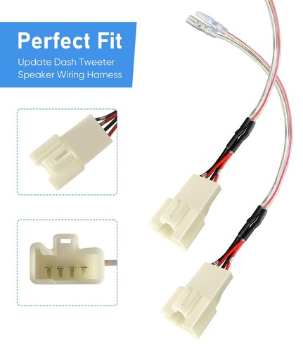 Update Car Dash Tweeter Speaker Wiring Harness Connector Plug Replacement for... - Picture 4 of 7