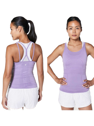 Lululemon Swiftly Tech Strappy Tank Top Enchanted Iris Size 4 NWT