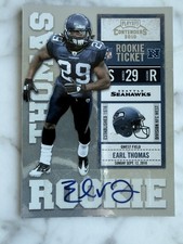 Earl Thomas #135 - 2010 Panini Contenders Football - Rookie Ticket Autograph