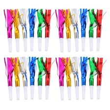  60 Pcs Birthday Noise Makers Hand Clappers Party Blowers Whistle