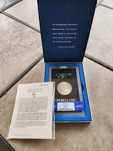 1882 CC MORGAN DOLLAR!  MS65! GORGEOUS GSA HOARD!