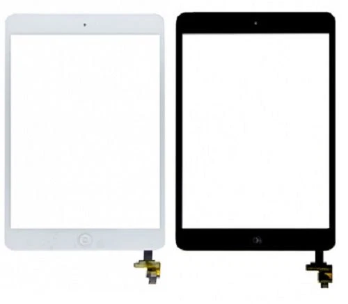 Touch Glass Digitizer + Home Button + IC chip for Ipad mini A1432 A1454 A1455
