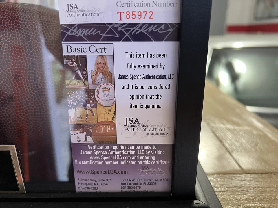 Antonio Brown Autografiado/Firmado Fútbol JSA Autenticado!! Foto 3 de 4