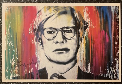 Mr. Brainwash Postcard NYC ICONS SHOW CARD The Beatles Limited Edition Mint Rare