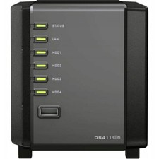 Synology DS411 Slim 4 Baie 1,6GHz DDR3 256 MB Diskstation Nas 2,5 '' SATA