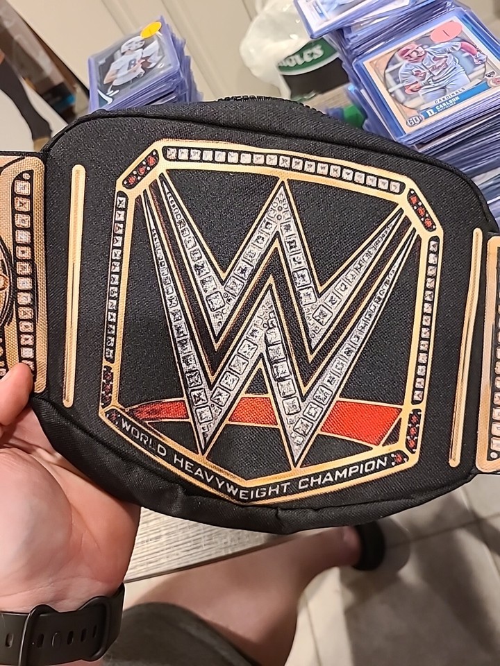 WWE Loot Slam Crate World Heavyweight Championship Belt Fanny Pack Bag
