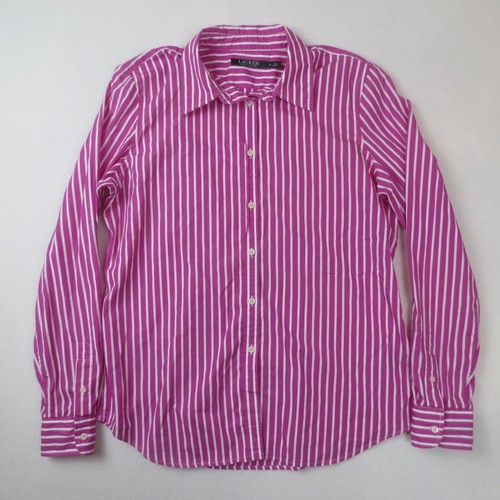 Vintage Ralph Lauren pink stripe long sleeve top