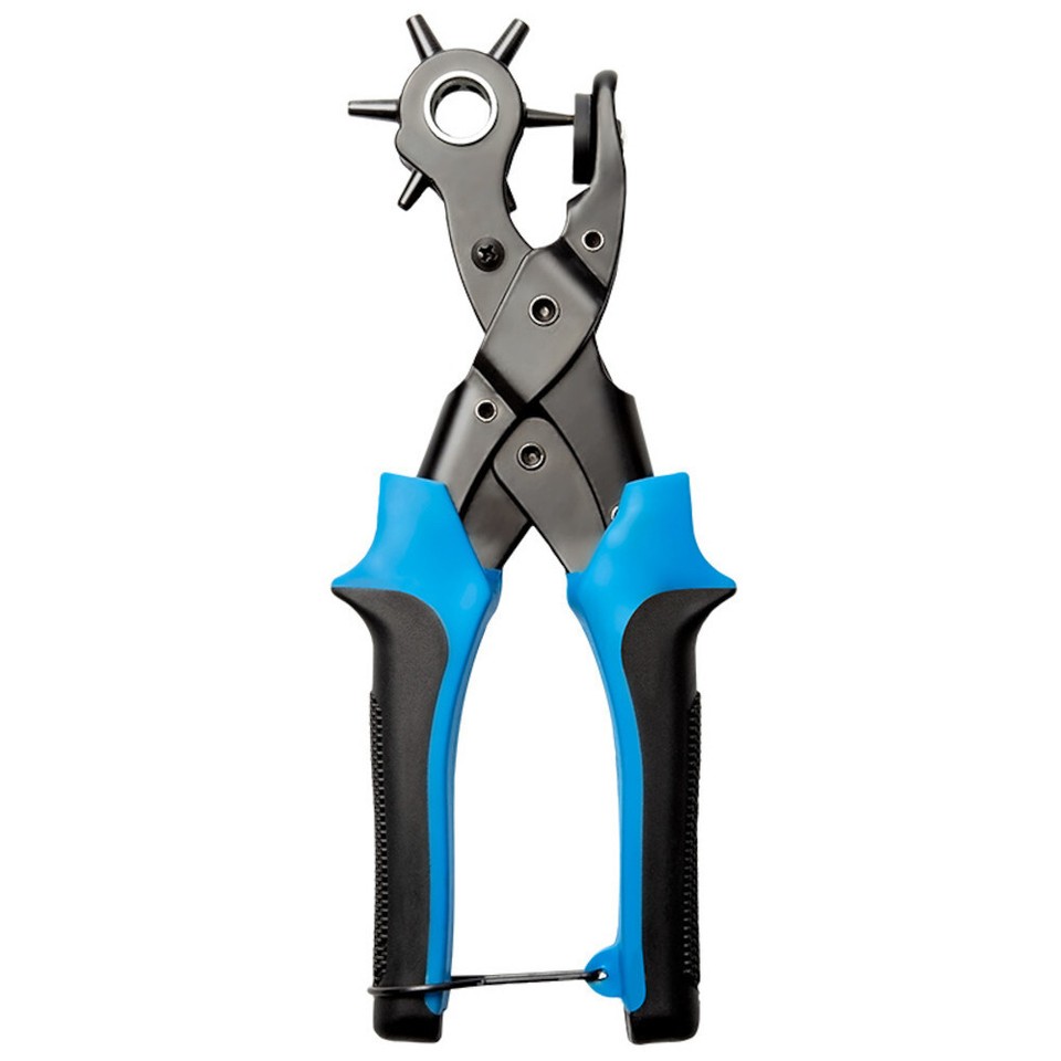 10" Heavy Duty Leather Hole Punch Pliers - 6 Sizes Belt Hole Puncher ...