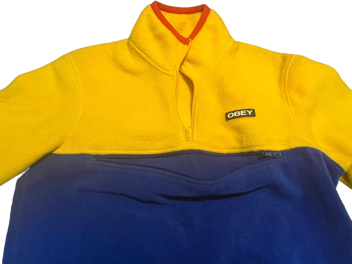 Obey half zip sweatshirt new arrivals