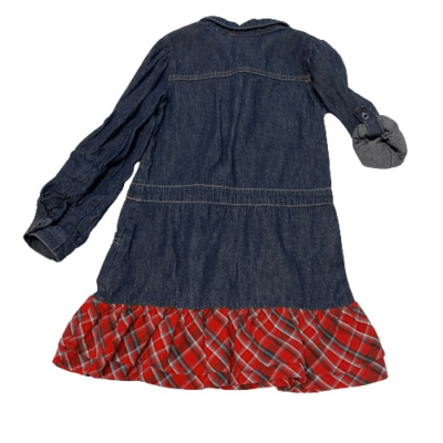 white christmas dresses Cactus Denim Dress (2T-5T) 5T