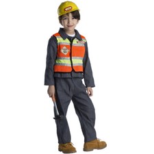 Dress Up America Kids Construction Worker Costume Outfit - Dressing Up Costume