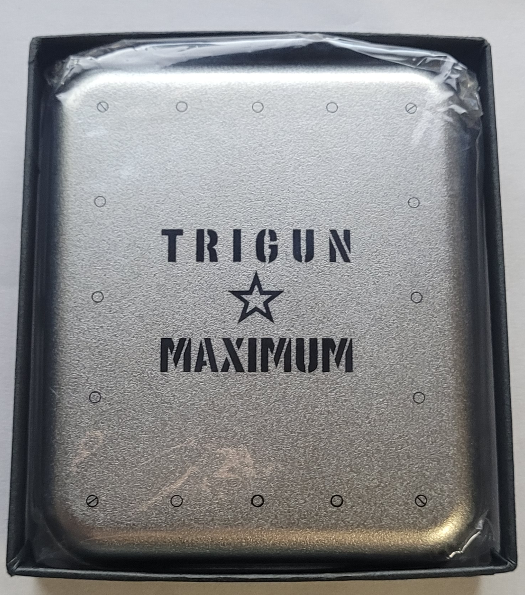 Trigun Maximum Zippo Lighter Collectible w/Box Movic 1998 Japan