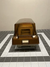 VINTAGE PC 3.5" FLOPPY DISK PLASTIC HOLDER STORAGE CONTAINER W/4 DIVIDERS