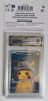 Pikachu with Grey Felt Hat Pokemon x Van Gogh Scarlet and Pikachu with Grey Felt Hat Pokemon x Van Gogh Scarlet and