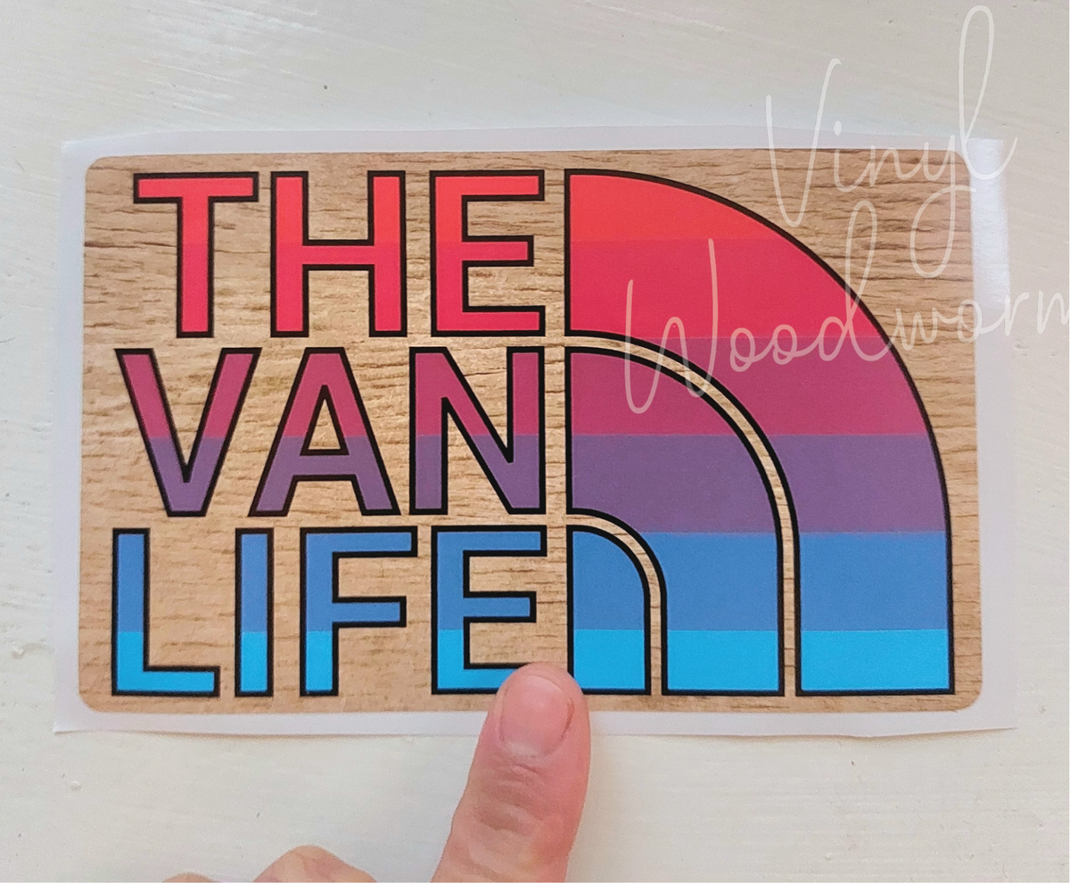 Vanlife Off The Grid - Adesivo Decalcomanie Camper Van Caravan Auto 184570227534