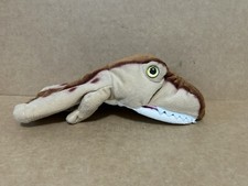 Aurora World Hand Puppet Brown/Tan T Rex Dinosaur Plush 10  